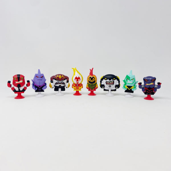 Ben 10 Chibi Snapz Heroes vs Villains Complete Set of 8 New + Loose (a34)