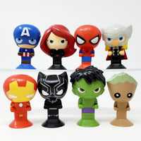 Marvel Chibi Snapz Complete Set of 8 New Loose (a18)