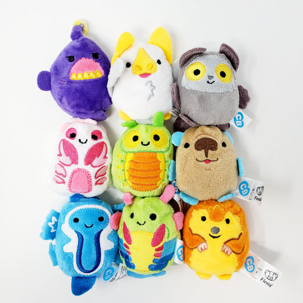 Fiesta SNUGGLIES Cutie Beans Series 2 Complete Set of 9 Plush Critters
