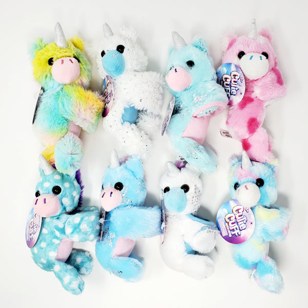 Cutie Cuff Unicorns Plush Slap Band Bracelet *YOU CHOOSE* New With Tags